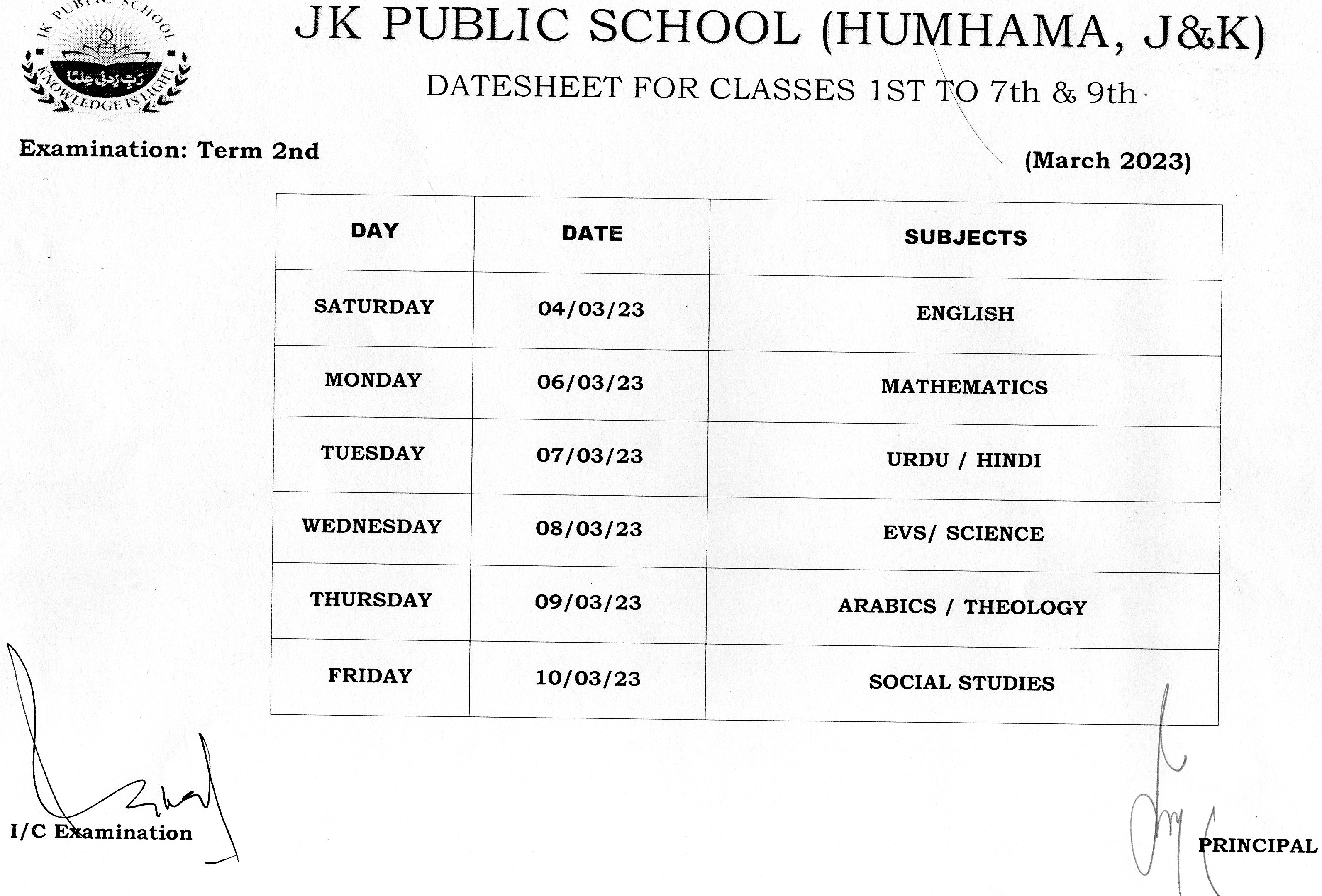 jk public school assignments